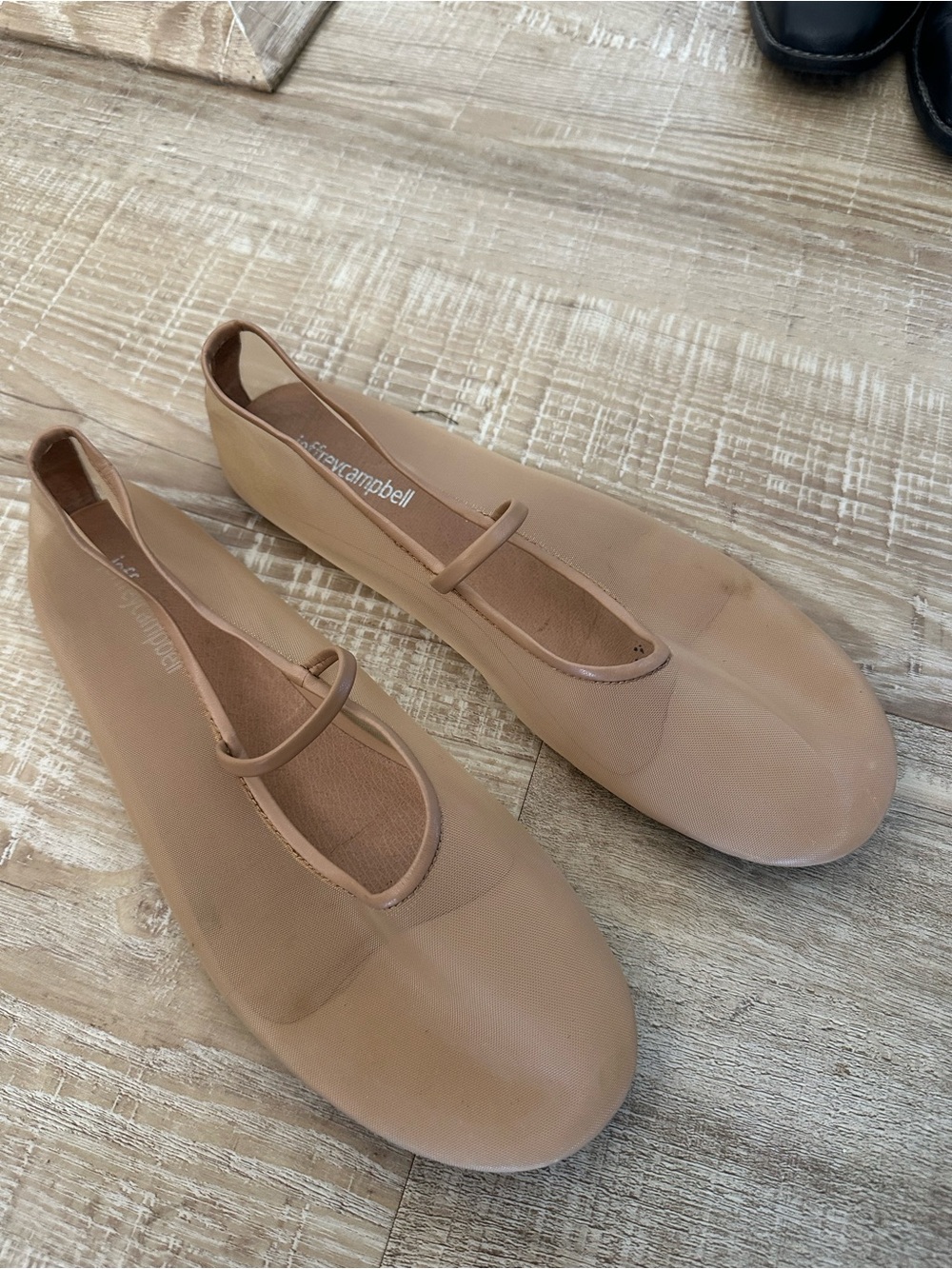 Sam Edelman Nude Tan Mary Jane Ballet Flats size 8